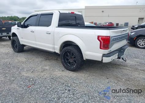 2015 Ford F150 Platinum z USA, uszkodzony, nr VIN 1FTEW1CG4FFB46278